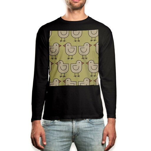 ロング tシャツ メンズ 長袖 ブラック デザイン XS S M L XL 2XL ロンT ティーシャツ 黒 black T shirt long sleeve 004044 鳥 模様 黄色 ロング tシャツ メンズ 長袖 ブラック デザイン XS S M L XL 2XL ロンT ティーシャツ 黒 black T shirt long sleeve 004044 鳥 模様 黄色