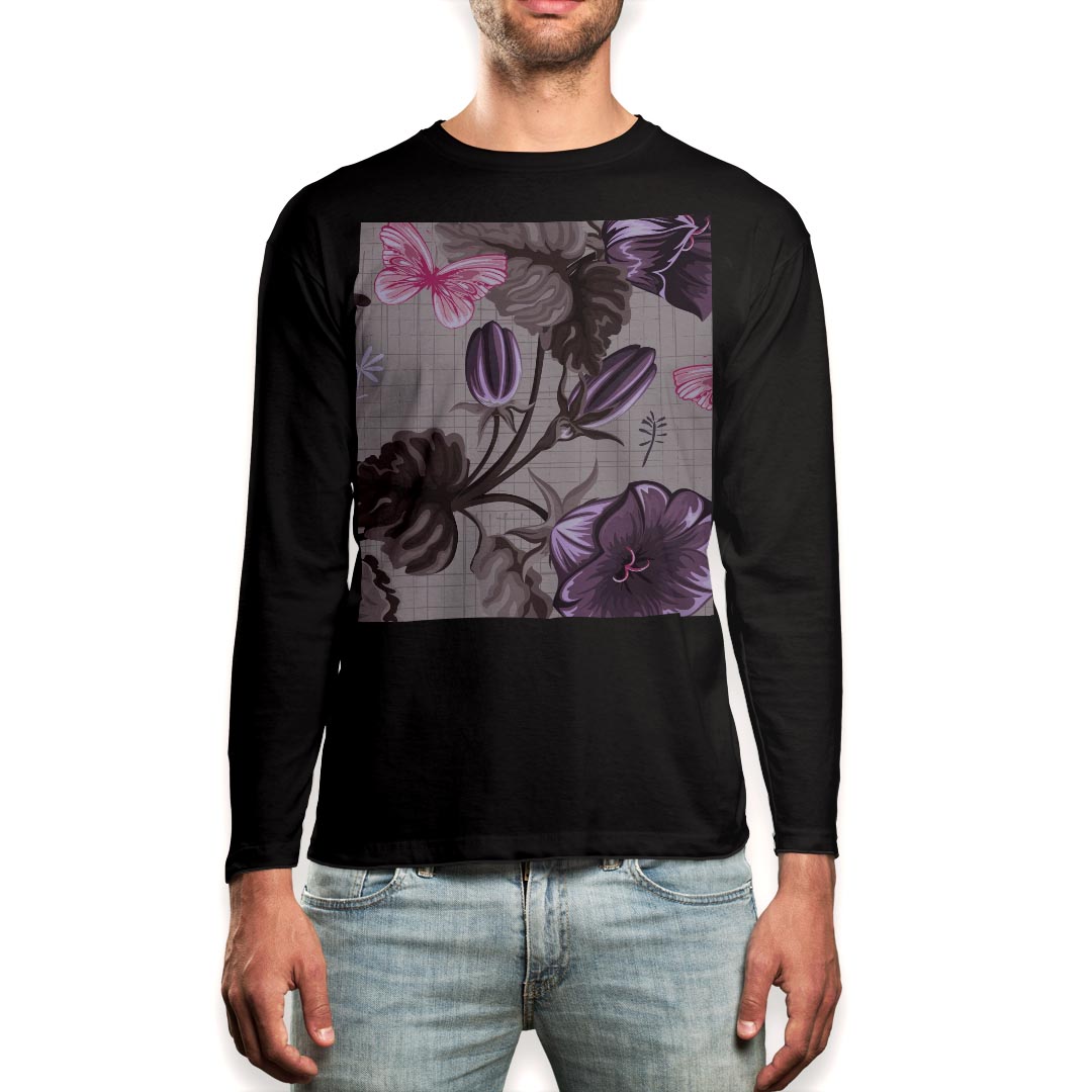 ロング tシャツ メンズ 長袖 ブラック デザイン XS S M L XL 2XL ロンT ティーシャツ 黒 black T shirt long sleeve▼男性用ロングTシャツ ブラック全デザインはこちらから▼▼男性用ロングTシャツ ...