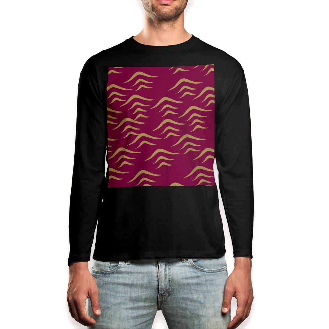 ロング tシャツ メンズ 長袖 ブラック デザイン XS S M L XL 2XL ロンT ティーシャツ 黒 black T shirt long sleeve▼男性用ロングTシャツ ブラック全デザインはこちらから▼▼男性用ロングTシャツ ホワイト・グレー全デザインはこちらから▼商品特徴・16000デザインから選べる！デザインTシャツ！ ・洗濯も赤ちゃんにも安心なウェアプリント 　UltraChrome DGインクは洗濯に対しても色落ちが少なく、高い堅牢度が実証されています。 ・伸縮性に優れた素材、品質とタフネス性に優れたTシャツ。 素材 素材構成：綿　100％ メイン素材：コットン　クルーネックタイプ 注意事項画像はサンプルですので、Tシャツの大きさが若干異なる場合があります。ご覧の環境によっては多少色味に違いを感じる場合がございます。 イメージと違った、モニターと色味が異なるという理由での交換や返金はご対応出来かねます。 写真のカラーは可能な限り実際の商品に色味を近づけていますが、WEBの性質上ご使用のパソコンの設定や環境でカラーが若干異なります。 ご注文後に1点1点制作する受注生産品のため、不良品以外のご返品や交換は固くお断り致します。 選択間違いも保証対象外となりますため、ご注文の際は必ずサイズやカラーをご確認下さい。洗濯の際は、商品の色あせを避けるため手洗いをおすすめします。 つけ置き洗いは避けてください。 タンブラー乾燥はお控えください。発送について完全受注生産のハンドメイド商品となりますので、既製品と比べて発送までお時間を頂いています。 基本的に決済確認後、最大で10営業日での発送となります。繁忙期や休業日明けの場合はさらに時間がかかる場合があります。 その際には別途メールにてご連絡致します。メール便の場合、発送日から到着までに2〜4日ほどかかる場合が多く、紛失などの保障もご対応できかねます。あらかじめご了承下さい。