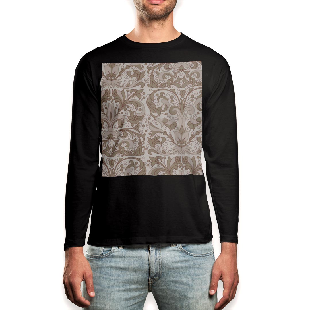 ロング tシャツ メンズ 長袖 ブラック デザイン XS S M L XL 2XL ロンT ティーシャツ 黒 black T shirt long sleeve▼男性用ロングTシャツ ブラック全デザインはこちらから▼▼男性用ロングTシャツ ホワイト・グレー全デザインはこちらから▼商品特徴・16000デザインから選べる！デザインTシャツ！ ・洗濯も赤ちゃんにも安心なウェアプリント 　UltraChrome DGインクは洗濯に対しても色落ちが少なく、高い堅牢度が実証されています。 ・伸縮性に優れた素材、品質とタフネス性に優れたTシャツ。 素材 素材構成：綿　100％ メイン素材：コットン　クルーネックタイプ 注意事項画像はサンプルですので、Tシャツの大きさが若干異なる場合があります。ご覧の環境によっては多少色味に違いを感じる場合がございます。 イメージと違った、モニターと色味が異なるという理由での交換や返金はご対応出来かねます。 写真のカラーは可能な限り実際の商品に色味を近づけていますが、WEBの性質上ご使用のパソコンの設定や環境でカラーが若干異なります。 ご注文後に1点1点制作する受注生産品のため、不良品以外のご返品や交換は固くお断り致します。 選択間違いも保証対象外となりますため、ご注文の際は必ずサイズやカラーをご確認下さい。洗濯の際は、商品の色あせを避けるため手洗いをおすすめします。 つけ置き洗いは避けてください。 タンブラー乾燥はお控えください。発送について完全受注生産のハンドメイド商品となりますので、既製品と比べて発送までお時間を頂いています。 基本的に決済確認後、最大で10営業日での発送となります。繁忙期や休業日明けの場合はさらに時間がかかる場合があります。 その際には別途メールにてご連絡致します。メール便の場合、発送日から到着までに2〜4日ほどかかる場合が多く、紛失などの保障もご対応できかねます。あらかじめご了承下さい。