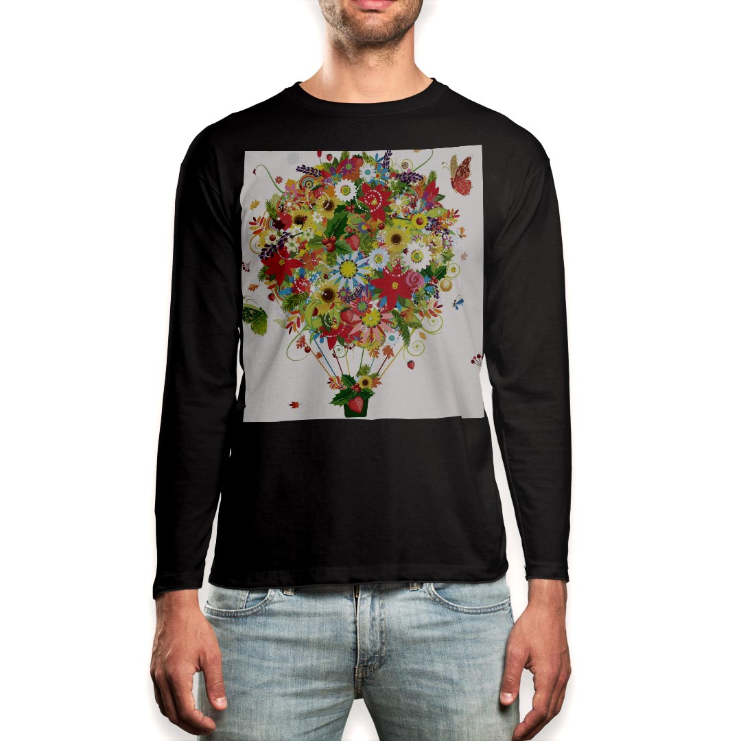 ロング tシャツ メンズ 長袖 ブラック デザイン XS S M L XL 2XL ロンT ティーシャツ 黒 black T shirt long sleeve▼男性用ロングTシャツ ブラック全デザインはこちらから▼▼男性用ロングTシャツ ホワイト・グレー全デザインはこちらから▼商品特徴・16000デザインから選べる！デザインTシャツ！ ・洗濯も赤ちゃんにも安心なウェアプリント 　UltraChrome DGインクは洗濯に対しても色落ちが少なく、高い堅牢度が実証されています。 ・伸縮性に優れた素材、品質とタフネス性に優れたTシャツ。 素材 素材構成：綿　100％ メイン素材：コットン　クルーネックタイプ 注意事項画像はサンプルですので、Tシャツの大きさが若干異なる場合があります。ご覧の環境によっては多少色味に違いを感じる場合がございます。 イメージと違った、モニターと色味が異なるという理由での交換や返金はご対応出来かねます。 写真のカラーは可能な限り実際の商品に色味を近づけていますが、WEBの性質上ご使用のパソコンの設定や環境でカラーが若干異なります。 ご注文後に1点1点制作する受注生産品のため、不良品以外のご返品や交換は固くお断り致します。 選択間違いも保証対象外となりますため、ご注文の際は必ずサイズやカラーをご確認下さい。洗濯の際は、商品の色あせを避けるため手洗いをおすすめします。 つけ置き洗いは避けてください。 タンブラー乾燥はお控えください。発送について完全受注生産のハンドメイド商品となりますので、既製品と比べて発送までお時間を頂いています。 基本的に決済確認後、最大で10営業日での発送となります。繁忙期や休業日明けの場合はさらに時間がかかる場合があります。 その際には別途メールにてご連絡致します。メール便の場合、発送日から到着までに2〜4日ほどかかる場合が多く、紛失などの保障もご対応できかねます。あらかじめご了承下さい。