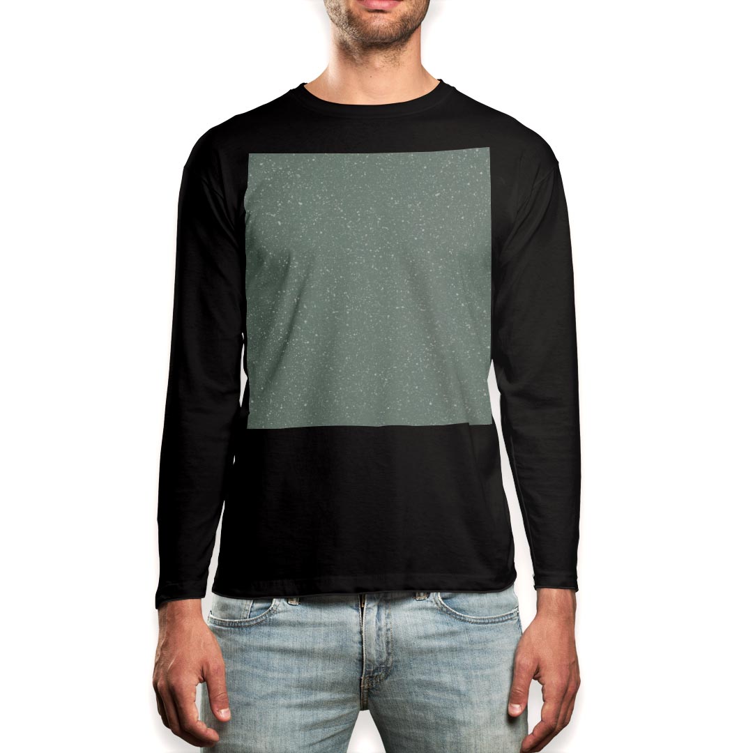 Rakuten - ロング tシャツ メンズ 長袖 ブラック デザイン XS S M L XL 2XL ロンT ティーシャツ 黒 black T shirt long sleeve 050092