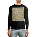 ロング tシャツ メンズ 長袖 ブラック デザイン XS S M L XL 2XL ロンT ティーシャツ 黒 black T shirt long sleeve 050430(4)