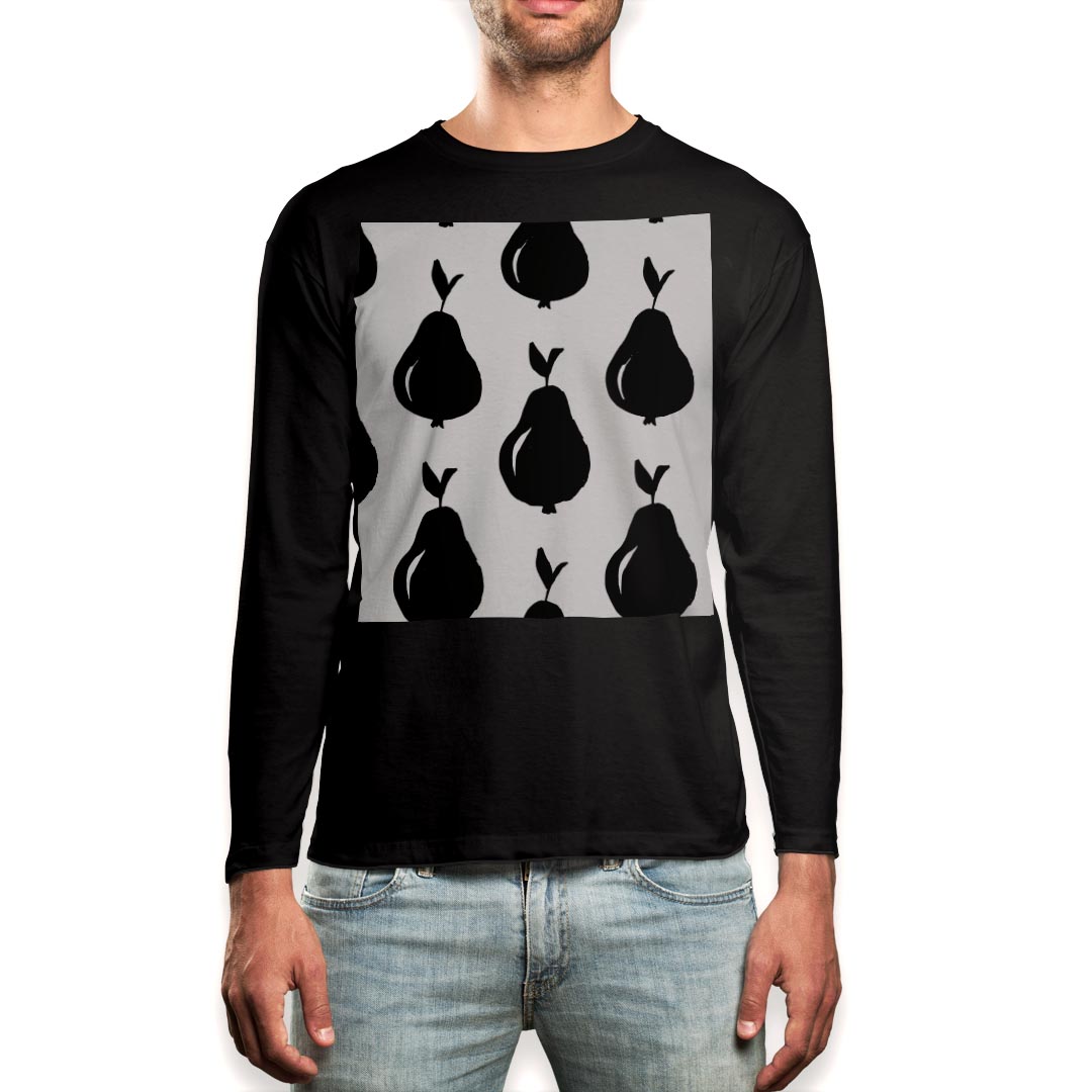 Portugal （Clubs） - ロング tシャツ メンズ 長袖 ブラック デザイン XS S M L XL 2XL ロンT ティーシャツ 黒 black T shirt long sleeve 050772