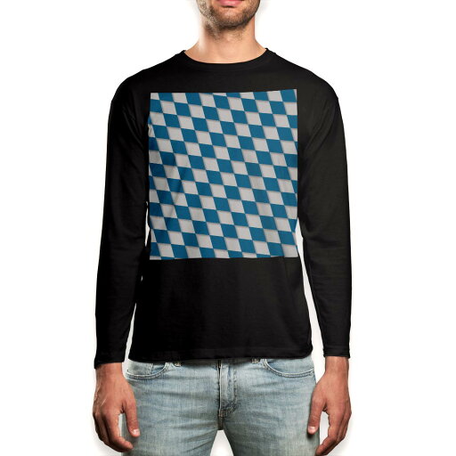 ロング tシャツ メンズ 長袖 ブラック デザイン XS S M L XL 2XL ロンT ティーシャツ 黒 black T shirt long sleeve 006985 市松模様 チェック 模様 ロング tシャツ メンズ 長袖 ブラック デザイン XS S M L XL 2XL ロンT ティーシャツ 黒 black T shirt long sleeve 006985 市松模様 チェック 模様