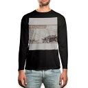ロング tシャツ メンズ 長袖 ブラック デザイン XS S M L XL 2XL ロンT ティーシャツ 黒 black T shirt long sleeve 007034 車 英語 文字(4)