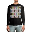 ロング tシャツ メンズ 長袖 ブラック デザイン XS S M L XL 2XL ロンT ティーシャツ 黒 black T shirt long sleeve...