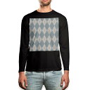 ロング tシャツ メンズ 長袖 ブラック デザイン XS S M L XL 2XL ロンT ティーシャツ 黒 black T shirt long sleeve...