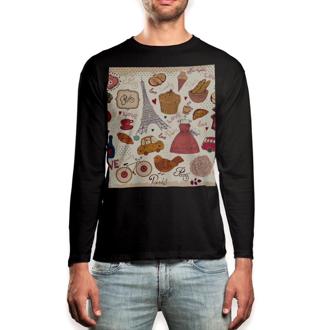 ロング tシャツ メンズ 長袖 ブラック デザイン XS S M L XL 2XL ロンT ティーシャツ 黒 black T shirt long sleeve▼男性用ロングTシャツ ブラック全デザインはこちらから▼▼男性用ロングTシャツ ホワイト・グレー全デザインはこちらから▼商品特徴・16000デザインから選べる！デザインTシャツ！ ・洗濯も赤ちゃんにも安心なウェアプリント 　UltraChrome DGインクは洗濯に対しても色落ちが少なく、高い堅牢度が実証されています。 ・伸縮性に優れた素材、品質とタフネス性に優れたTシャツ。 素材 素材構成：綿　100％ メイン素材：コットン　クルーネックタイプ 注意事項画像はサンプルですので、Tシャツの大きさが若干異なる場合があります。ご覧の環境によっては多少色味に違いを感じる場合がございます。 イメージと違った、モニターと色味が異なるという理由での交換や返金はご対応出来かねます。 写真のカラーは可能な限り実際の商品に色味を近づけていますが、WEBの性質上ご使用のパソコンの設定や環境でカラーが若干異なります。 ご注文後に1点1点制作する受注生産品のため、不良品以外のご返品や交換は固くお断り致します。 機種の選択間違いも保証対象外となりますため、ご注文の際は必ず機種をご確認下さい。発送について完全受注生産のハンドメイド商品となりますので、既製品と比べて発送までお時間を頂いています。 基本的に決済確認後、最大で10営業日での発送となります。繁忙期や休業日明けの場合はさらに時間がかかる場合があります。 その際には別途メールにてご連絡致します。メール便の場合、発送日から到着までに2〜4日ほどかかる場合が多く、紛失などの保障もご対応できかねます。あらかじめご了承下さい。