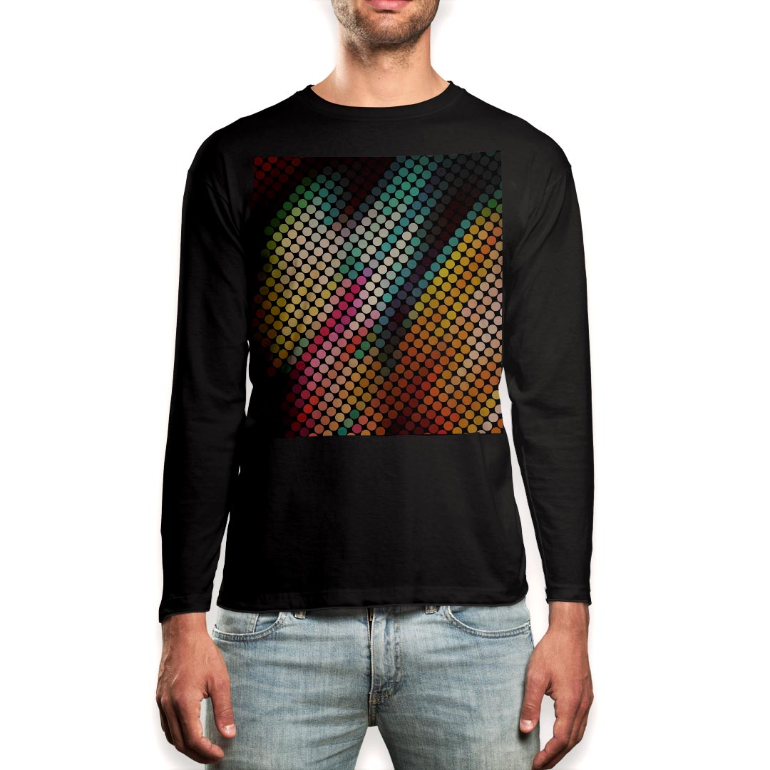 ロング tシャツ メンズ 長袖 ブラック デザイン XS S M L XL 2XL ロンT ティーシャツ 黒 black T shirt..