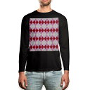 ロング tシャツ メンズ 長袖 ブラック デザイン XS S M L XL 2XL ロンT ティーシャツ 黒 black T shirt long sleeve...