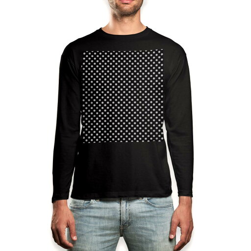 ロング tシャツ メンズ 長袖 ブラック デザイン XS S M L XL 2XL ロンT ティーシャツ 黒 black T shirt long sleeve 009094 シンプル 水玉 ドット 黒 ロング tシャツ メンズ 長袖 ブラック デザイン XS S M L XL 2XL ロンT ティーシャツ 黒 black T shirt long sleeve 009094 シンプル 水玉 ドット 黒