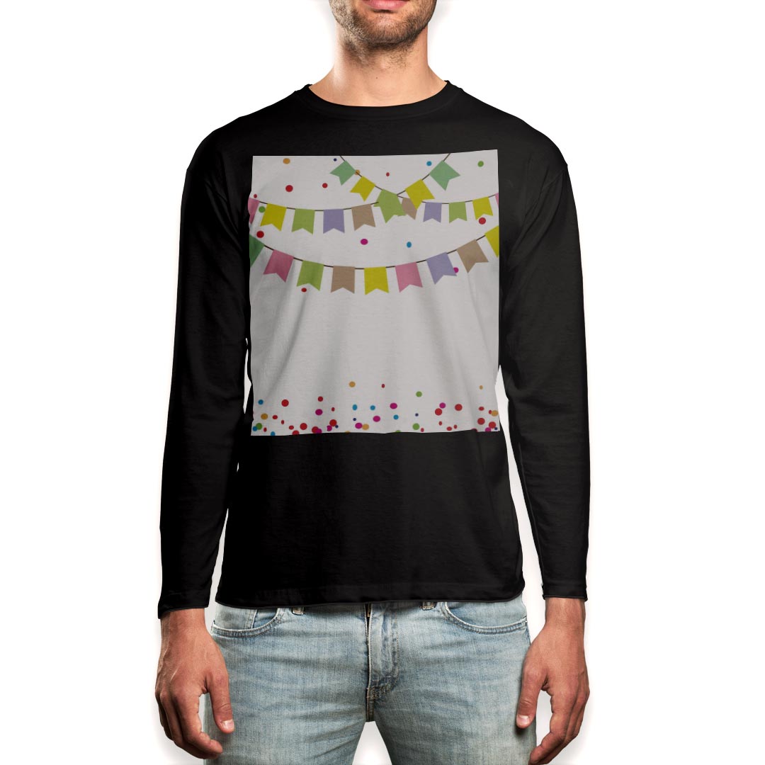 ロング tシャツ メンズ 長袖 ブラック デザイン XS S M L XL 2XL ロンT ティーシャツ 黒 black T shirt long sleeve▼男性用ロングTシャツ ブラック全デザインはこちらから▼▼男性用ロングTシャツ ホワイト・グレー全デザインはこちらから▼商品特徴・16000デザインから選べる！デザインTシャツ！ ・洗濯も赤ちゃんにも安心なウェアプリント 　UltraChrome DGインクは洗濯に対しても色落ちが少なく、高い堅牢度が実証されています。 ・伸縮性に優れた素材、品質とタフネス性に優れたTシャツ。 素材 素材構成：綿　100％ メイン素材：コットン　クルーネックタイプ 注意事項画像はサンプルですので、Tシャツの大きさが若干異なる場合があります。ご覧の環境によっては多少色味に違いを感じる場合がございます。 イメージと違った、モニターと色味が異なるという理由での交換や返金はご対応出来かねます。 写真のカラーは可能な限り実際の商品に色味を近づけていますが、WEBの性質上ご使用のパソコンの設定や環境でカラーが若干異なります。 ご注文後に1点1点制作する受注生産品のため、不良品以外のご返品や交換は固くお断り致します。 機種の選択間違いも保証対象外となりますため、ご注文の際は必ず機種をご確認下さい。発送について完全受注生産のハンドメイド商品となりますので、既製品と比べて発送までお時間を頂いています。 基本的に決済確認後、最大で10営業日での発送となります。繁忙期や休業日明けの場合はさらに時間がかかる場合があります。 その際には別途メールにてご連絡致します。メール便の場合、発送日から到着までに2〜4日ほどかかる場合が多く、紛失などの保障もご対応できかねます。あらかじめご了承下さい。