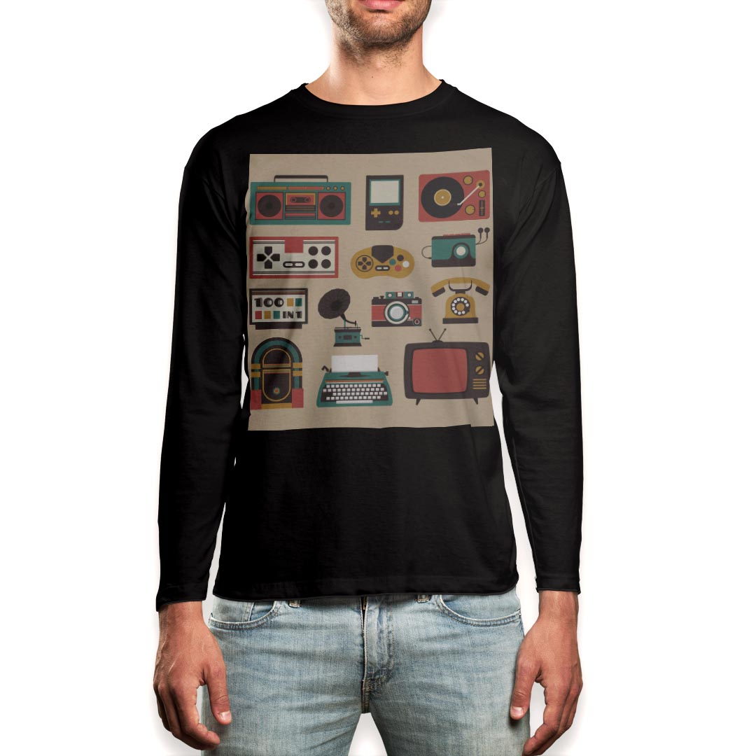 ロング tシャツ メンズ 長袖 ブラック デザイン XS S M L XL 2XL ロンT ティーシャツ 黒 black T shirt long sleeve▼男性用ロングTシャツ ブラック全デザインはこちらから▼▼男性用ロングTシャツ ホワイト・グレー全デザインはこちらから▼商品特徴・16000デザインから選べる！デザインTシャツ！ ・洗濯も赤ちゃんにも安心なウェアプリント 　UltraChrome DGインクは洗濯に対しても色落ちが少なく、高い堅牢度が実証されています。 ・伸縮性に優れた素材、品質とタフネス性に優れたTシャツ。 素材 素材構成：綿　100％ メイン素材：コットン　クルーネックタイプ 注意事項画像はサンプルですので、Tシャツの大きさが若干異なる場合があります。ご覧の環境によっては多少色味に違いを感じる場合がございます。 イメージと違った、モニターと色味が異なるという理由での交換や返金はご対応出来かねます。 写真のカラーは可能な限り実際の商品に色味を近づけていますが、WEBの性質上ご使用のパソコンの設定や環境でカラーが若干異なります。 ご注文後に1点1点制作する受注生産品のため、不良品以外のご返品や交換は固くお断り致します。 機種の選択間違いも保証対象外となりますため、ご注文の際は必ず機種をご確認下さい。発送について完全受注生産のハンドメイド商品となりますので、既製品と比べて発送までお時間を頂いています。 基本的に決済確認後、最大で10営業日での発送となります。繁忙期や休業日明けの場合はさらに時間がかかる場合があります。 その際には別途メールにてご連絡致します。メール便の場合、発送日から到着までに2〜4日ほどかかる場合が多く、紛失などの保障もご対応できかねます。あらかじめご了承下さい。