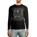 ロング tシャツ メンズ 長袖 ブラック デザイン XS S M L XL 2XL ロンT ティーシャツ 黒 black T shirt long sleeve 011138 英語 文字 水玉(4)