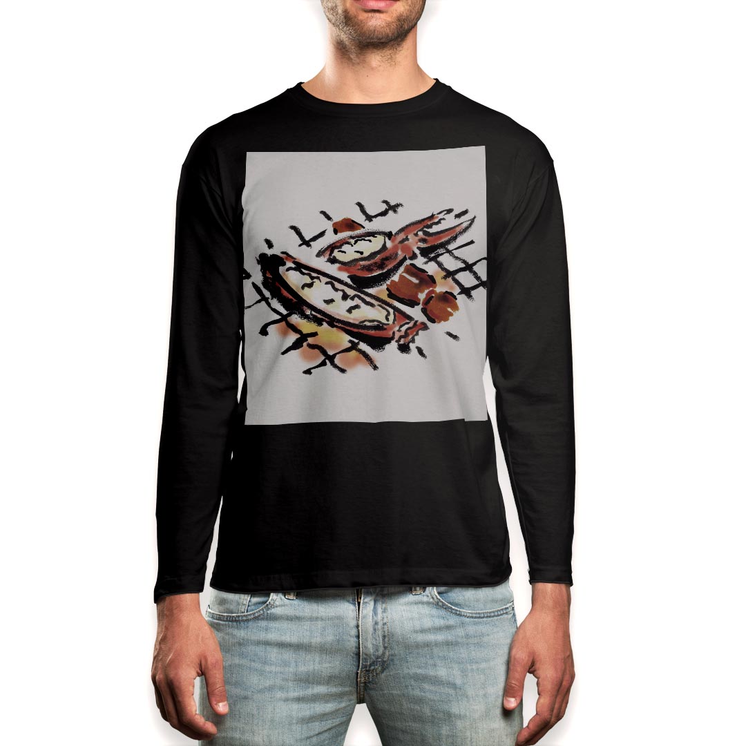 ���� t����� ��� Ĺµ �֥�å� �ǥ����� XS S M L XL 2XL ����T �ƥ�������� �� black T shirt long sleeve...