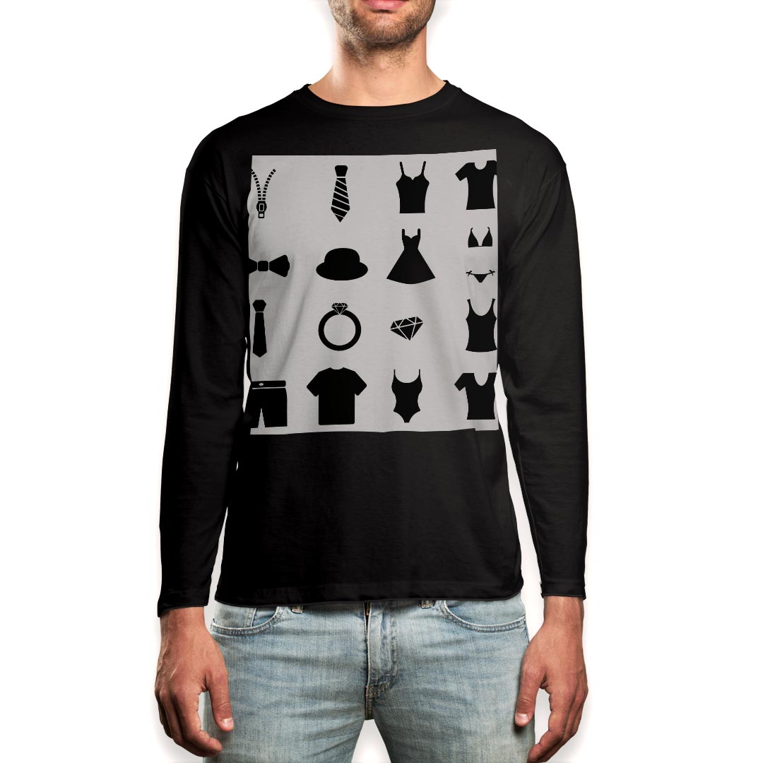 ロング tシャツ メンズ 長袖 ブラック デザイン XS S M L XL 2XL ロンT ティーシャツ 黒 black T shirt long sleeve▼男性用ロングTシャツ ブラック全デザインはこちらから▼▼男性用ロングTシャツ ホワイト・グレー全デザインはこちらから▼商品特徴・16000デザインから選べる！デザインTシャツ！ ・洗濯も赤ちゃんにも安心なウェアプリント 　UltraChrome DGインクは洗濯に対しても色落ちが少なく、高い堅牢度が実証されています。 ・伸縮性に優れた素材、品質とタフネス性に優れたTシャツ。 素材 素材構成：綿　100％ メイン素材：コットン　クルーネックタイプ 注意事項画像はサンプルですので、Tシャツの大きさが若干異なる場合があります。ご覧の環境によっては多少色味に違いを感じる場合がございます。 イメージと違った、モニターと色味が異なるという理由での交換や返金はご対応出来かねます。 写真のカラーは可能な限り実際の商品に色味を近づけていますが、WEBの性質上ご使用のパソコンの設定や環境でカラーが若干異なります。 ご注文後に1点1点制作する受注生産品のため、不良品以外のご返品や交換は固くお断り致します。 機種の選択間違いも保証対象外となりますため、ご注文の際は必ず機種をご確認下さい。発送について完全受注生産のハンドメイド商品となりますので、既製品と比べて発送までお時間を頂いています。 基本的に決済確認後、最大で10営業日での発送となります。繁忙期や休業日明けの場合はさらに時間がかかる場合があります。 その際には別途メールにてご連絡致します。メール便の場合、発送日から到着までに2〜4日ほどかかる場合が多く、紛失などの保障もご対応できかねます。あらかじめご了承下さい。