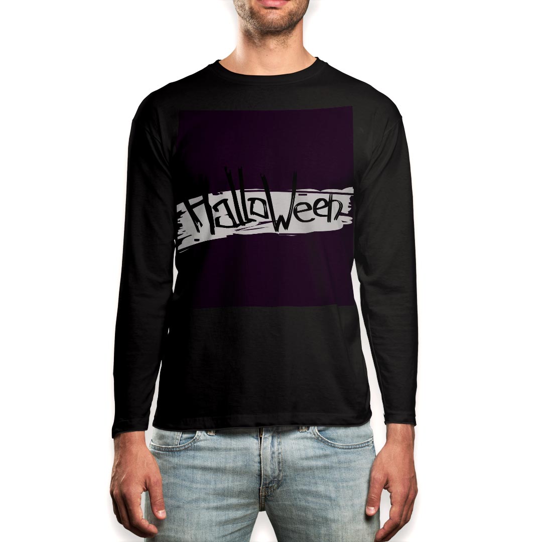 ロングtシャツメンズ長袖ブラックデ...