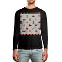 ロング tシャツ メンズ 長袖 ブラック デザイン XS S M L XL 2XL ロンT ティーシャツ 黒 black T shirt long sleeve...