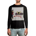ロング tシャツ メンズ 長袖 ブラック デザイン XS S M L XL 2XL ロンT ティーシャツ 黒 black T shirt long sleeve...