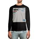 ロング tシャツ メンズ 長袖 ブラック デザイン XS S M L XL 2XL ロンT ティーシャツ 黒 black T shirt long sleeve...