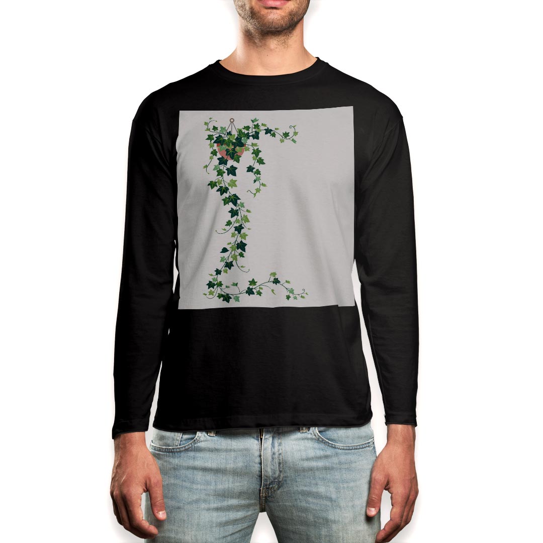 ロング tシャツ メンズ 長袖 ブラック デザイン XS S M L XL 2XL ロンT ティーシャツ 黒 black T shirt..