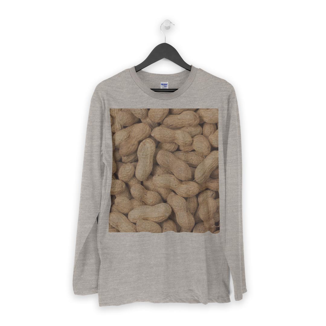 ロング tシャツ メンズ 長袖 ホワイト グレ...の紹介画像3