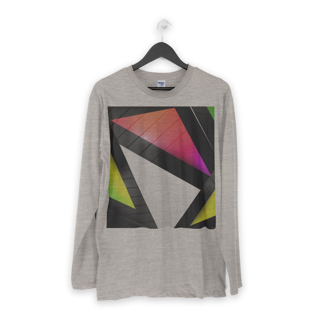 ロング tシャツ メンズ 長袖 ホワイト グレー デザイン XS S M L XL 2XL Tシャツ ティーシャツ T shirt long sleeve 003531 シンプル　カラフル　模様