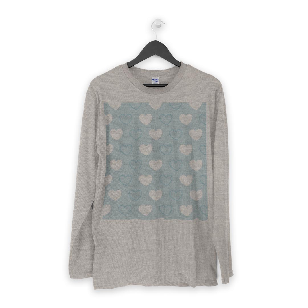 ロング tシャツ メンズ 長袖 ホワイト グレー デザイン XS S M L XL 2XL Tシャツ ティーシャツ T shirt long sleeve 050340 kabekore-10544859 kabeコレ サンプル画像3