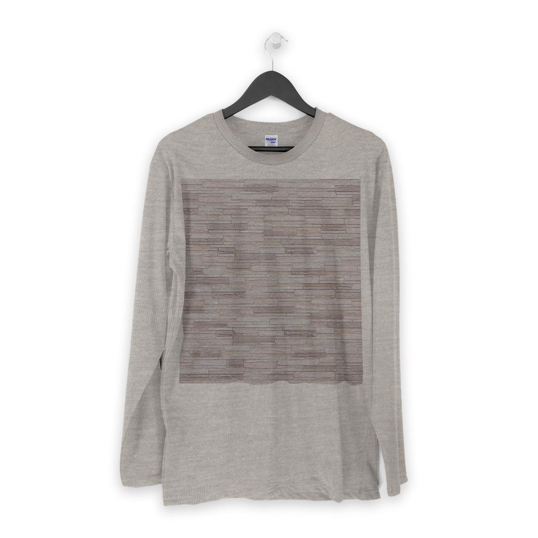 ロング tシャツ メンズ 長袖 ホワイト グレー デザイン XS S M L XL 2XL Tシャツ ティーシャツ T shirt long sleeve 009467 模様　シンプル