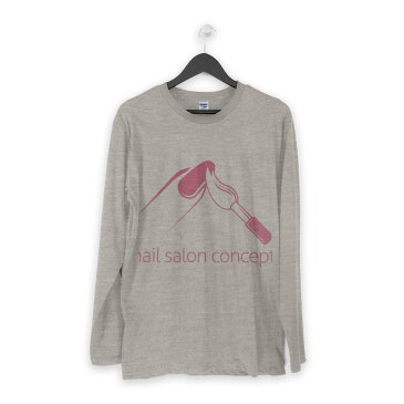 ロング tシャツ メンズ 長袖 ホワイト グレー デザイン XS S M L XL 2XL Tシャツ ティーシャツ T shirt long sleeve 013320 ネイル　おしゃれ　マニキュア