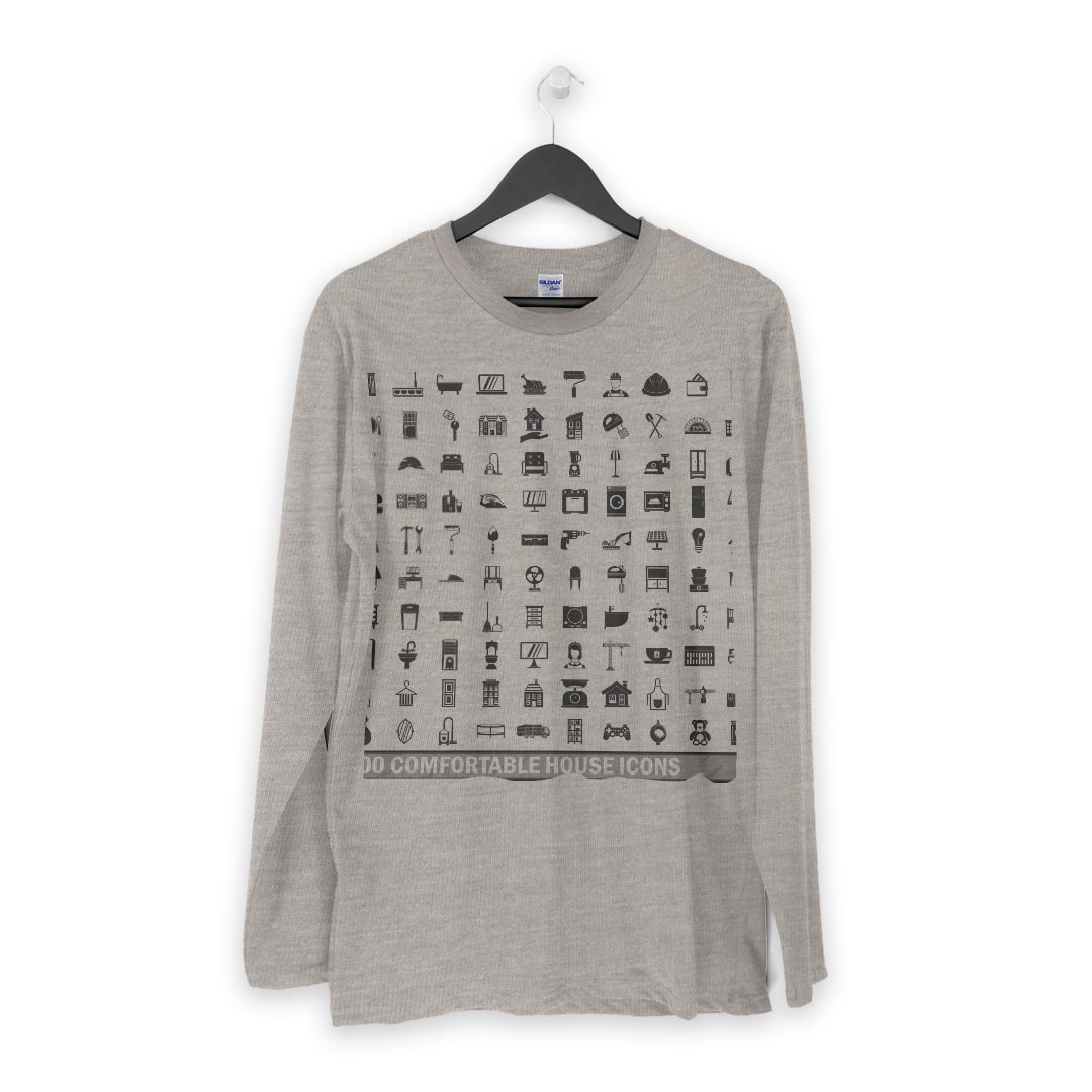 ロング tシャツ メンズ 長袖 ホワイト グレー デザイン XS S M L XL 2XL Tシャツ ティーシャツ T shirt long sleeve 013759 イラスト　アイコン