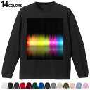 選べる14カラー 長袖リブ付きTシャツ メンズ レディース ユニセックス unisex 長袖 デザイン XS S M L XL 2XL Tシャツ ロング ティー...