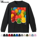 選べる14カラー 長袖リブ付きTシャツ メンズ レディース ユニセックス unisex 長袖 デザイン XS S M L XL 2XL Tシャツ ロング ティー...