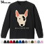 選べる14カラー 長袖リブ付きTシャツ メンズ レディース ユニセックス unisex 長袖 デザイン XS S M L XL 2XL Tシャツ ロング ティーシャツ T shirt 022611 犬 ブル・テリア 2,480円