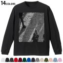 選べる14カラー 長袖リブ付きTシャツ メンズ レディース ユニセックス unisex 長袖 デザイン XS S M L XL 2XL Tシャツ ロング ティー...