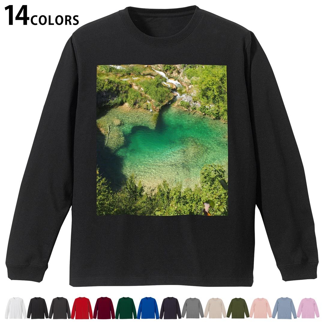 選べる14カラー tシャツ メンズ レディース ユニセックス unisex 長袖 デザイン XS S M L XL 2XL Tシャツ ティーシャツ T shirtホワイト ミックスグレー ブラック レッド バーガンディ アイビーグリーン ロ...