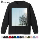 選べる14カラー 長袖リブ付きTシャツ メンズ レディース ユニセックス unisex 長袖 デザイン XS S M L XL 2XL Tシャツ ロング ティー...