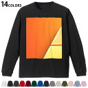 選べる14カラー 長袖リブ付きTシャツ メンズ レディース ユニセックス unisex 長袖 デザイン XS S M L XL 2XL Tシャツ ロング ティーシャツ T shirt 032595 レインボー フラッグ