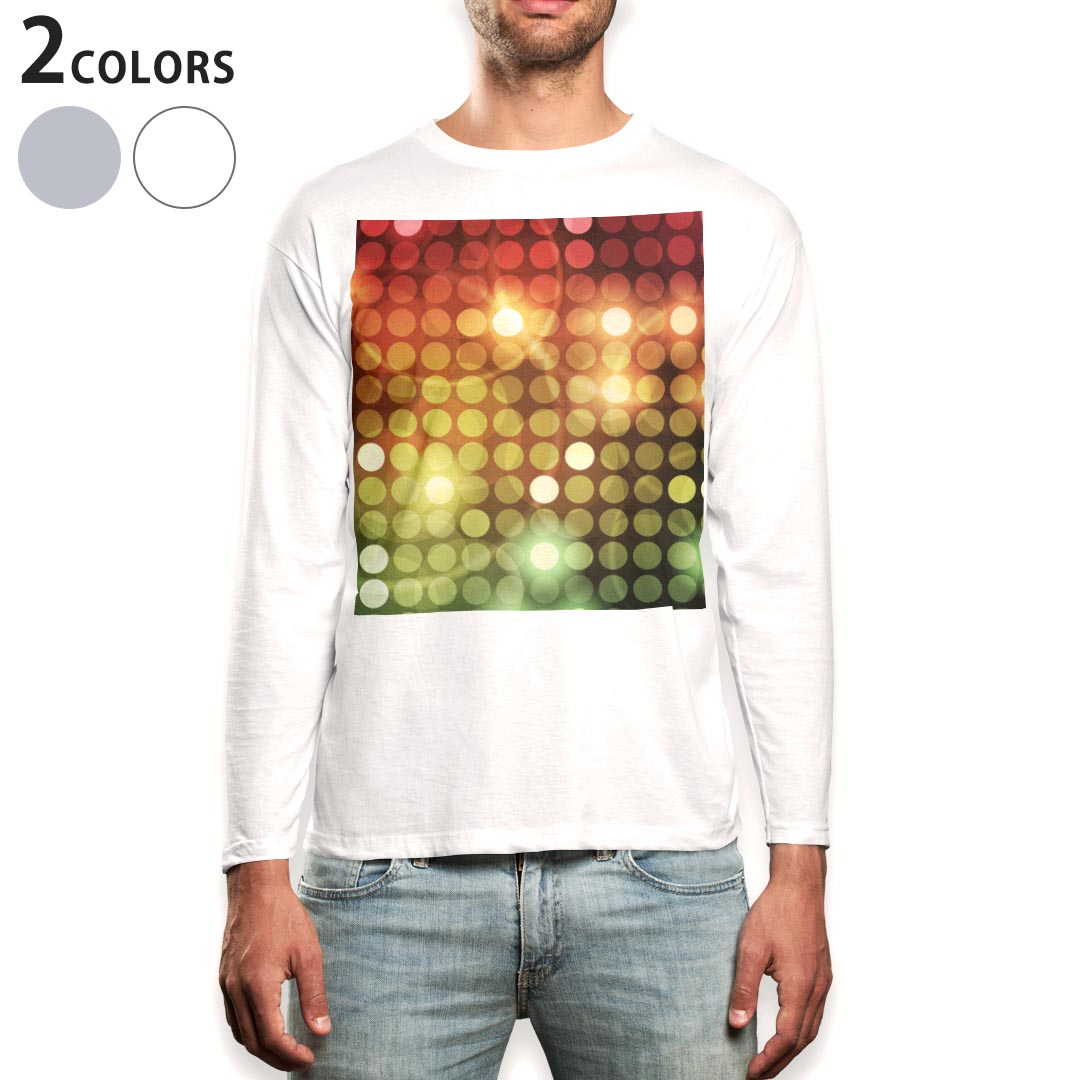 Rakuten - ロング tシャツ メンズ 長袖 ホワイト グレー デザイン XS S M L XL 2XL Tシャツ ティーシャツ T shirt long sleeve 000805 ミラー　ラスタ
