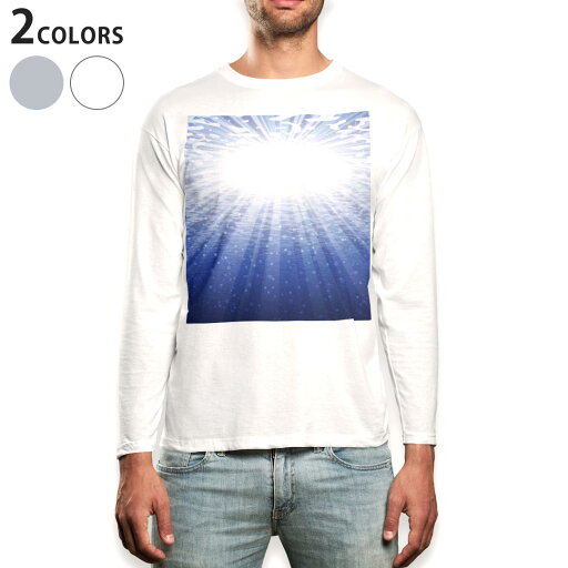 ロング tシャツ メンズ 長袖 ホワイト グレー デザイン XS S M L XL 2XL Tシャツ ティーシャツ T shirt long sleeve 001261 海 水中 光 ロング tシャツ メンズ 長袖 ホワイト グレー デザイン XS S M L XL 2XL Tシャツ ティーシャツ T shirt long sleeve 001261 海 水中 光