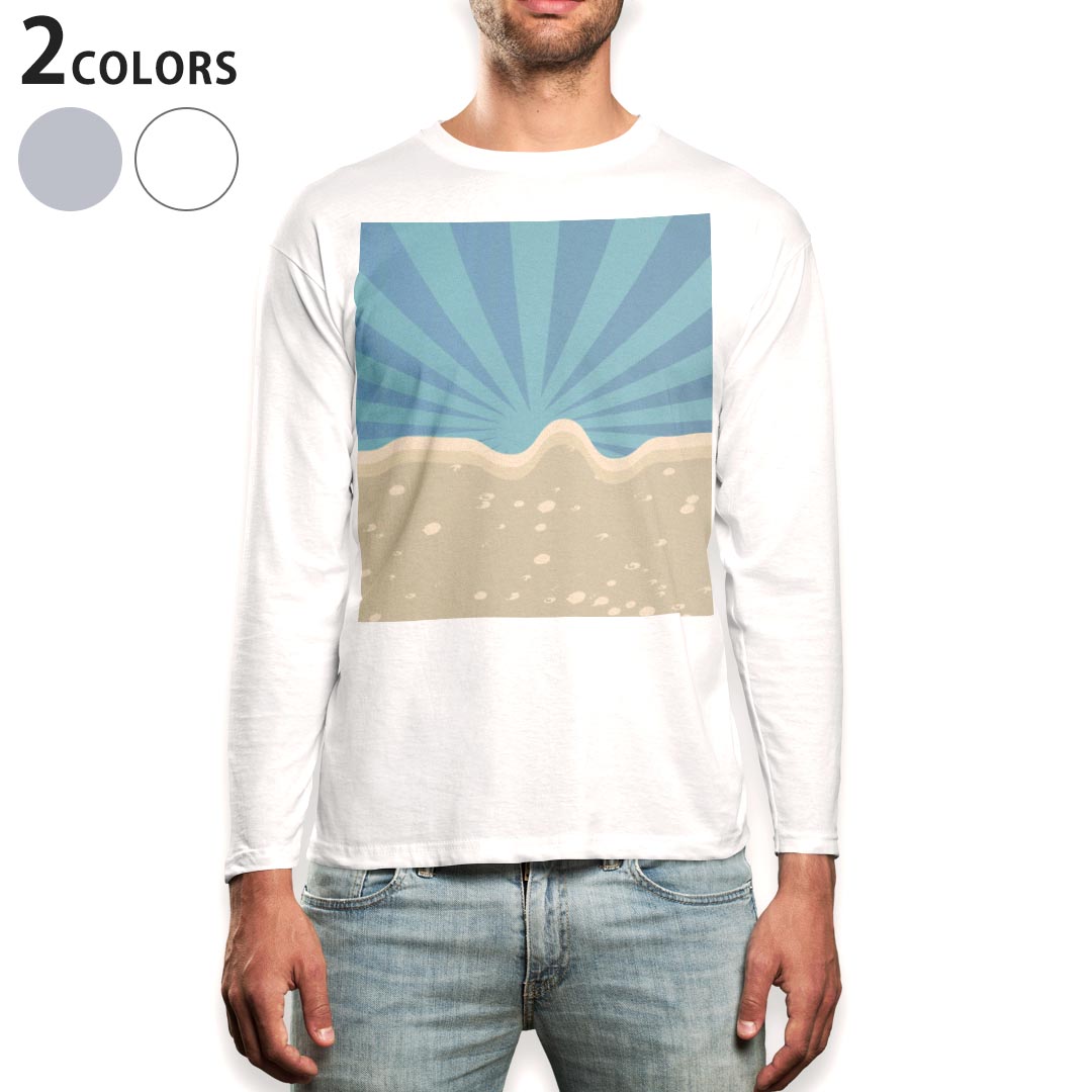 ロング tシャツ メンズ 長袖 ホワイト グレー デザイン XS S M L XL 2XL Tシャツ ティーシャツ T shirt long sleeve上記で使用したデザインTシャツはこちら▼男性用ロングTシャツ全デザインはこちらから▼商品特徴・16000デザインから選べる！デザインTシャツ！ ・洗濯も赤ちゃんにも安心なウェアプリント 　UltraChrome DGインクは洗濯に対しても色落ちが少なく、高い堅牢度が実証されています。 ・伸縮性に優れた素材、品質とタフネス性に優れたTシャツ。 素材 素材構成：綿　100％ メイン素材：コットン　クルーネックタイプ 注意事項画像はサンプルですので、Tシャツの大きさが若干異なる場合があります。ご覧の環境によっては多少色味に違いを感じる場合がございます。 イメージと違った、モニターと色味が異なるという理由での交換や返金はご対応出来かねます。 写真のカラーは可能な限り実際の商品に色味を近づけていますが、WEBの性質上ご使用のパソコンの設定や環境でカラーが若干異なります。 ご注文後に1点1点制作する受注生産品のため、不良品以外のご返品や交換は固くお断り致します。 選択間違いも保証対象外となりますため、ご注文の際は必ずサイズやカラーをご確認下さい。洗濯の際は、商品の色あせを避けるため手洗いをおすすめします。 つけ置き洗いは避けてください。 タンブラー乾燥はお控えください。発送について完全受注生産のハンドメイド商品となりますので、既製品と比べて発送までお時間を頂いています。 基本的に決済確認後、最大で10営業日での発送となります。繁忙期や休業日明けの場合はさらに時間がかかる場合があります。 その際には別途メールにてご連絡致します。メール便の場合、発送日から到着までに2〜4日ほどかかる場合が多く、紛失などの保障もご対応できかねます。あらかじめご了承下さい。