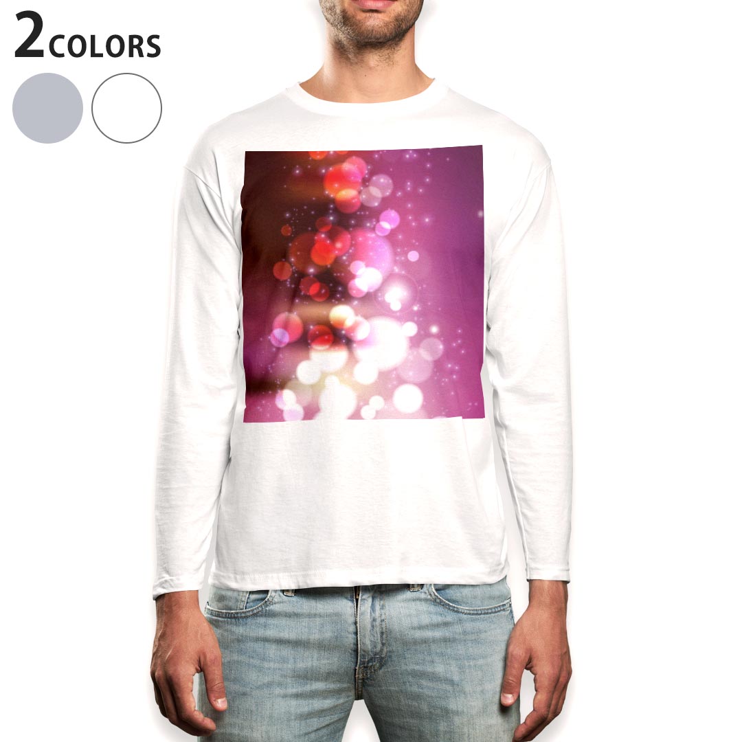 ロング tシャツ メンズ 長袖 ホワイト グレー デザイン XS S M L XL 2XL Tシャツ ティーシャツ T shirt long sleeve 001897 シンプル 赤 紫