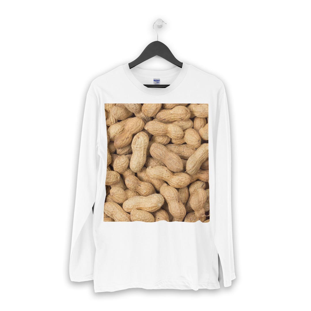 ロング tシャツ メンズ 長袖 ホワイト グレ...の紹介画像2