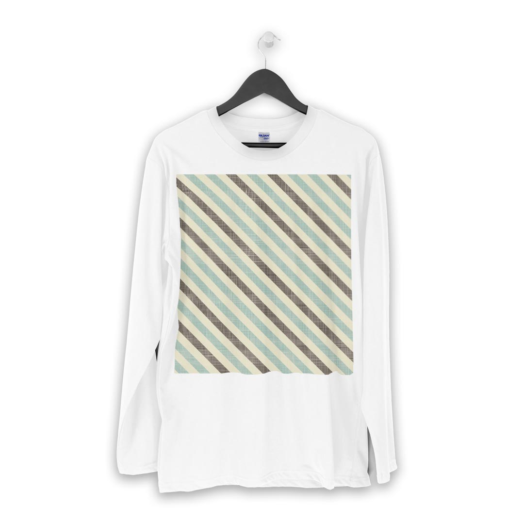 ロング tシャツ メンズ 長袖 ホワイト グレー デザイン XS S M L XL 2XL Tシャツ ティーシャツ T shirt long sleeve 001208 ストライプ　ヴィンテージ
