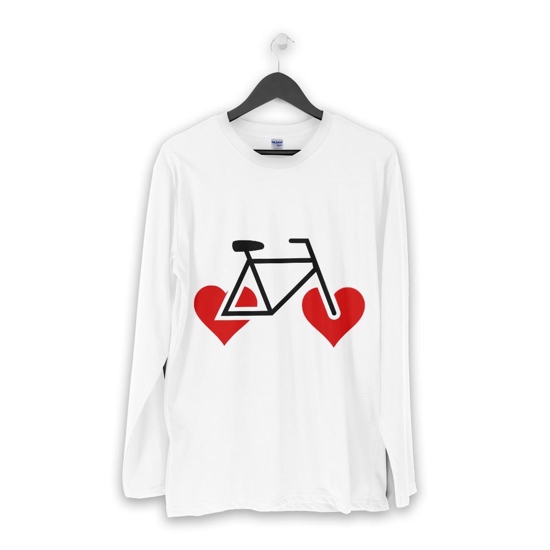ロング tシャツ メンズ 長袖 ホワイト グレー デザイン XS S M L XL 2XL Tシャツ ティーシャツ T shirt long sleeve 002862 スポーツ　イラスト　ハート