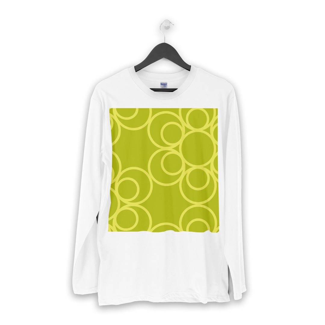 ロング tシャツ メンズ 長袖 ホワイト グレー デザイン XS S M L XL 2XL Tシャツ ティーシャツ T shirt long sleeve 004448 花　シンプル　緑