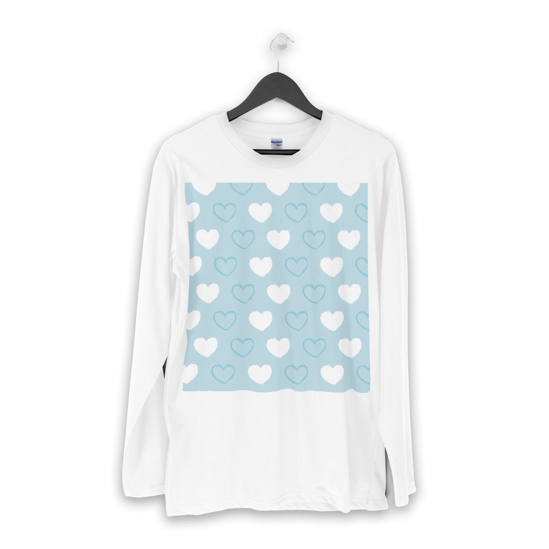 ロング tシャツ メンズ 長袖 ホワイト グレー デザイン XS S M L XL 2XL Tシャツ ティーシャツ T shirt long sleeve 050340 kabekore-10544859 kabeコレ サンプル画像2