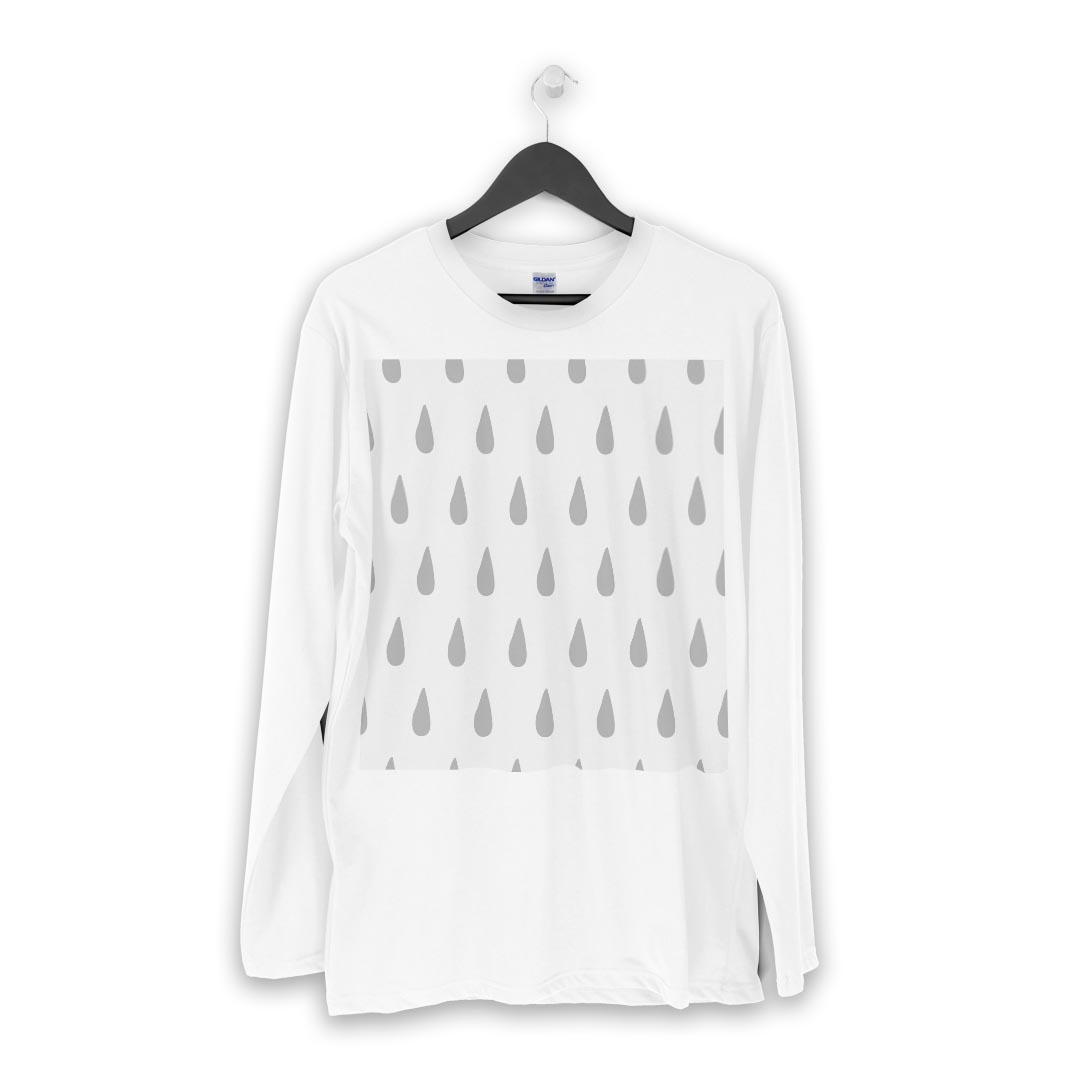 ロング tシャツ メンズ 長袖 ホワイト グレー デザイン XS S M L XL 2XL Tシャツ ティーシャツ T shirt long sleeve 050502