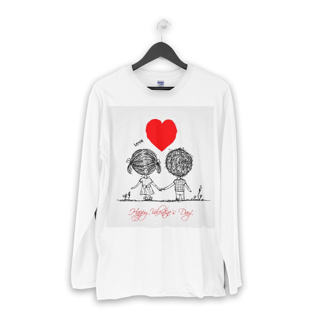 ロング tシャツ メンズ 長袖 ホワイト グレー デザイン XS S M L XL 2XL Tシャツ ティーシャツ T shirt long sleeve 007536 ハート　文字　英語　人物